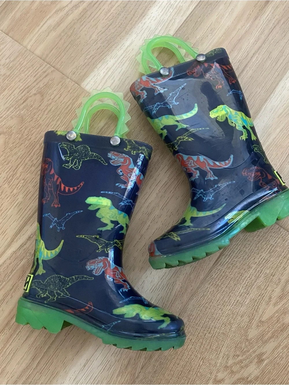Western Chief Dino Light Up Rain Boots